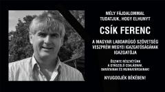 Elhunyt Csík Ferenc